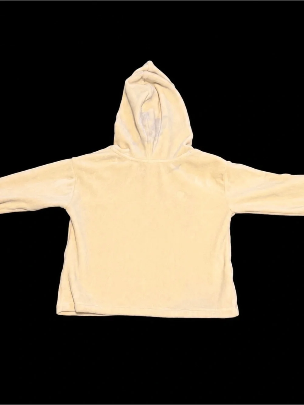 Nike Kids Cream Velour Pullover Hoodie Size 5–6